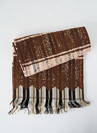 Echarpe imprimé fantaisie marron JOSÉLISE femme