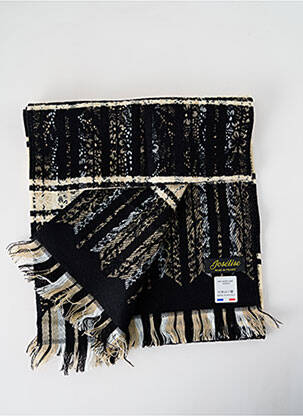 Echarpe imprimé fantaisie noir JOSÉLISE femme
