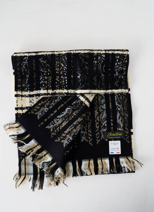 Echarpe noir JOSÉLISE pour femme