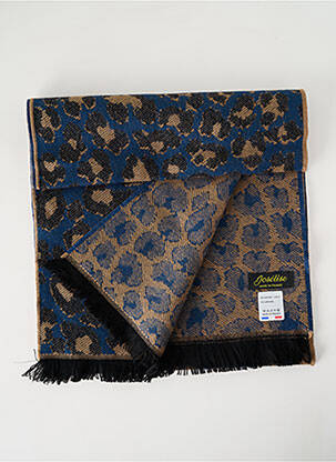 Echarpe imprimé fantaisie bleu JOSÉLISE femme