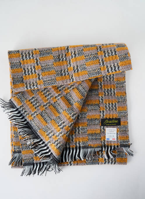 Echarpe jaune JOSÉLISE pour femme