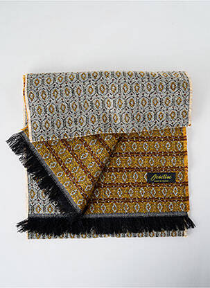 Echarpe imprimé fantaisie jaune JOSÉLISE femme
