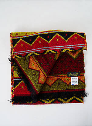Echarpe imprimé fantaisie rouge JOSÉLISE femme