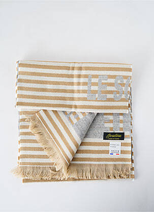 Echarpe imprimé fantaisie beige JOSÉLISE femme