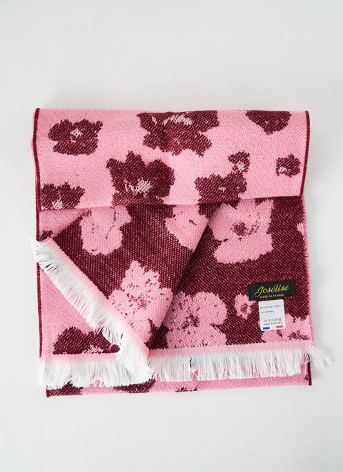 Echarpe rose JOSÉLISE pour femme