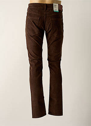 Pantalon slim stretch taille normale marron PEPE JEANS homme