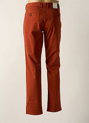 Pantalon chino stretch taille normale orange 16 SHADES homme