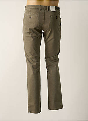 Pantalon chino stretch taille normale vert 16 SHADES homme