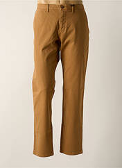 Pantalon chino marron 16 SHADES pour homme seconde vue