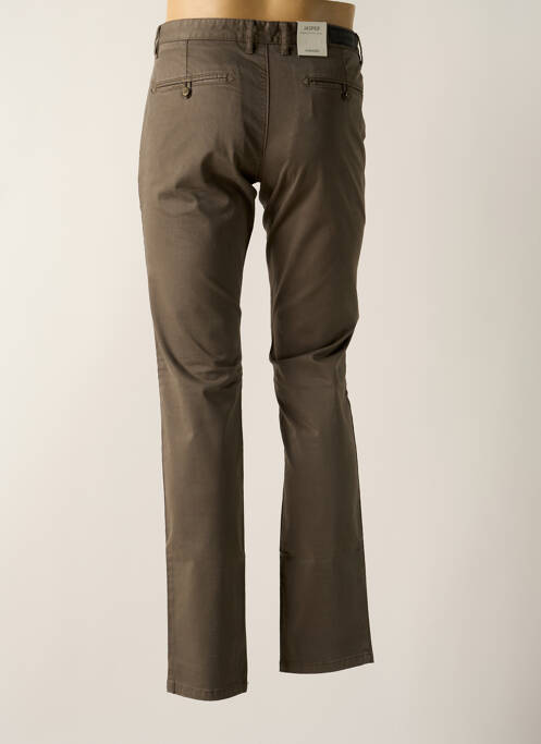 Pantalon chino marron 16 SHADES pour homme