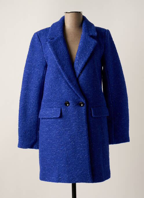 Manteau court bleu ONLY pour femme