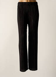 Pantalon droit taille élastique noir GRACE & MILA femme