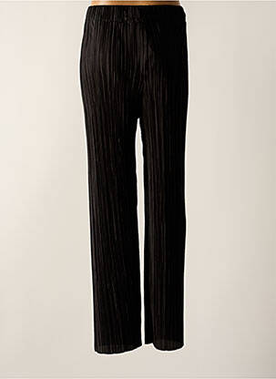 Pantalon droit taille élastique noir GRACE & MILA femme