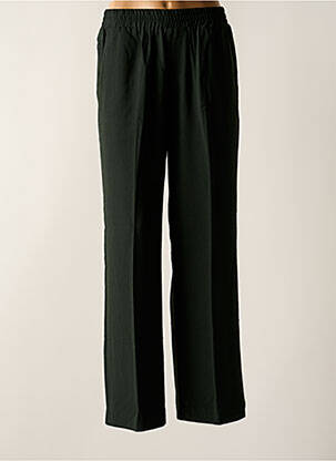 Pantalon droit taille élastique taille normale vert GRACE & MILA femme