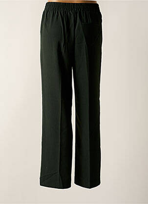 Pantalon droit taille élastique taille normale vert GRACE & MILA femme