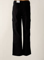 Pantalon cargo noir ONLY pour femme seconde vue