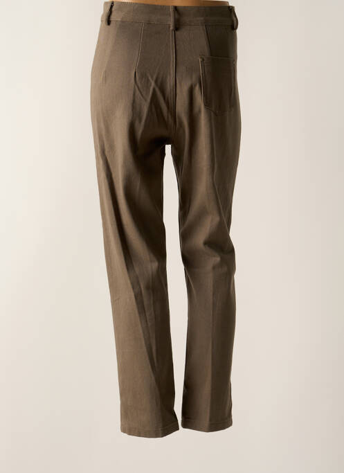 Jean coupe Mom marron GRACE & MILA pour femme