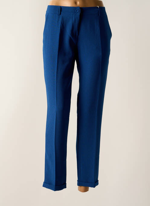 Pantalon 7/8 bleu PAKO LITTO pour femme