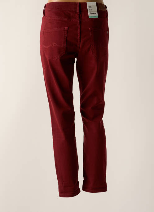 Pantalon droit rouge PEPE JEANS pour femme