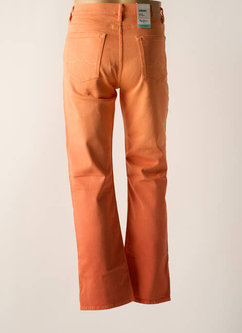 Pantalon droit orange PEPE JEANS pour homme