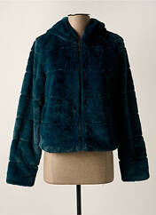 Manteau court bleu ONLY pour femme seconde vue