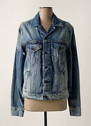 Veste casual coupe droite bleu PEPE JEANS femme