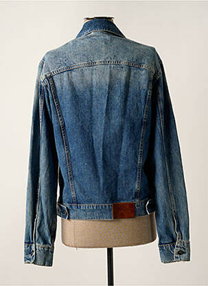 Veste casual coupe droite bleu PEPE JEANS femme