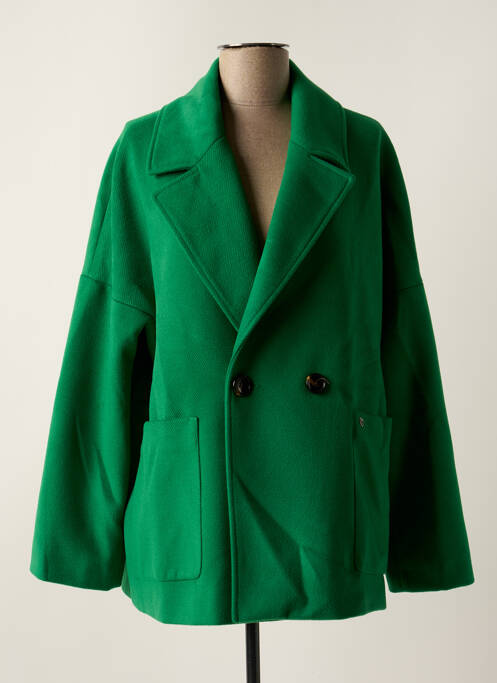 Manteau court vert PLEASE pour femme