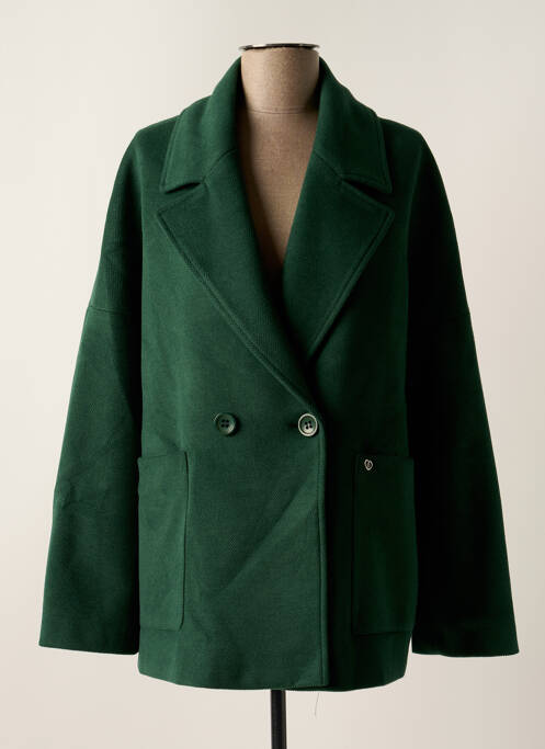 Manteau court vert fonce PLEASE pour femme