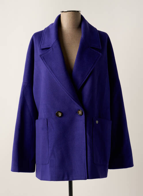 Manteau court violet PLEASE pour femme