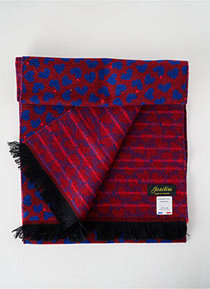 Echarpe imprimé fantaisie rouge JOSÉLISE femme