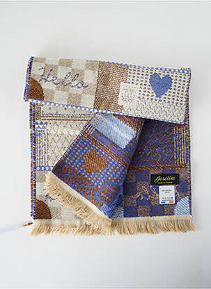 Echarpe imprimé fantaisie marron JOSÉLISE femme
