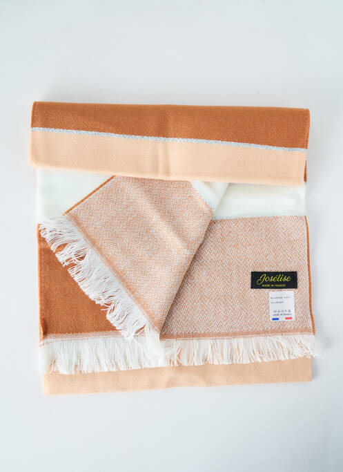 Echarpe orange JOSÉLISE pour femme