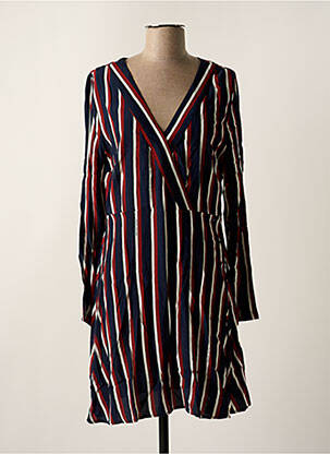 Robe mi-longue manches longues manches longues bleu PEPE JEANS femme