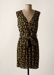 Robe mi-longue imprimé fantaisie sans manche noir ONLY femme