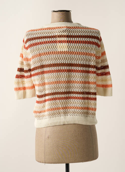 Gilet manches courtes beige PEPE JEANS pour femme