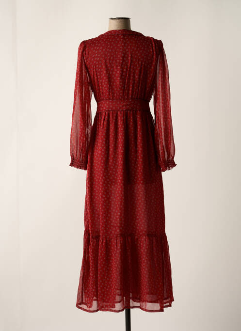 Robe longue rouge PEPE JEANS pour femme