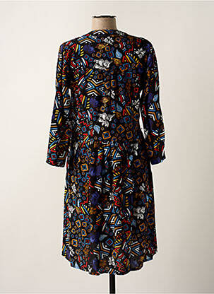 Robe mi-longue manches longues manches longues noir PAKO LITTO femme