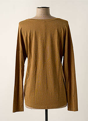 Top stretch manches longues beige ONLY femme