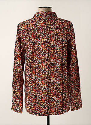 Chemisier imprimé fleurs manches longues noir ONLY femme