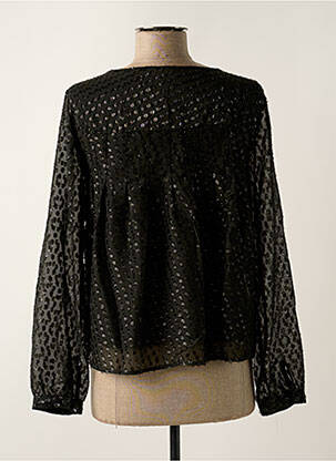 Blouse légère et transparente manches longues vert ONLY femme