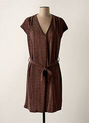 Robe mi-longue marron GRACE & MILA pour femme seconde vue