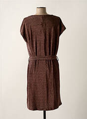 Robe mi-longue marron GRACE & MILA pour femme seconde vue