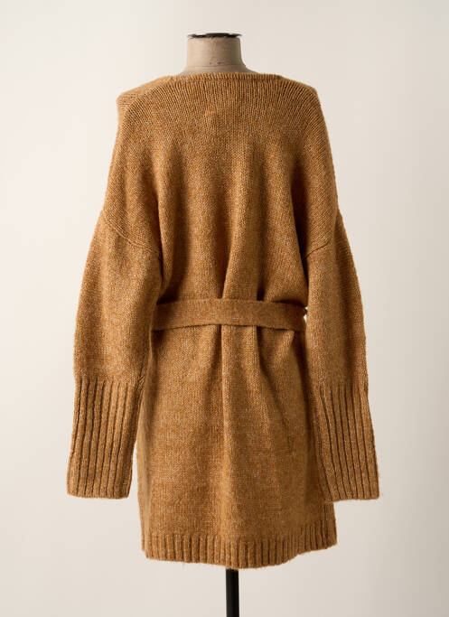 Gilet manches longues marron GRACE & MILA femme