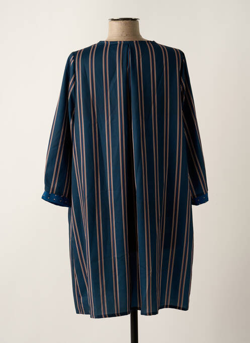 Robe courte bleu PAKO LITTO pour femme