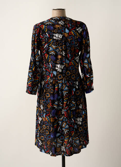 Robe mi-longue noir PAKO LITTO pour femme