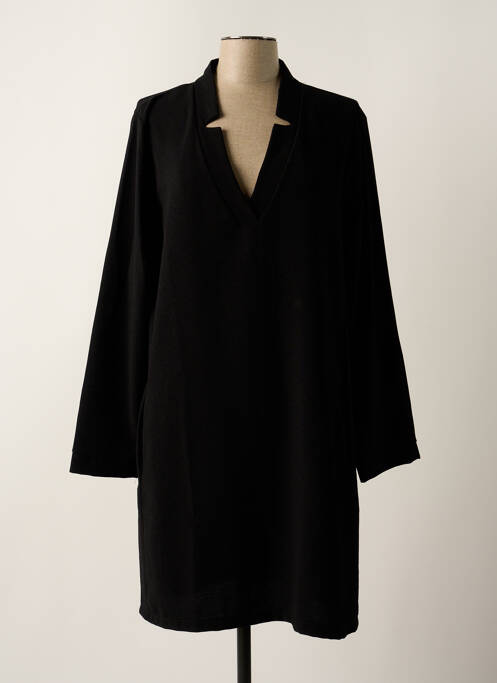 Robe mi-longue noir PAKO LITTO pour femme