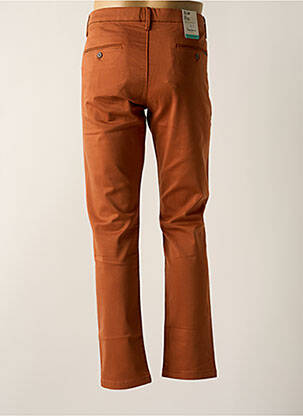Pantalon chino fermeture zippée sous rabat avec crochet taille normale marron PEPE JEANS homme