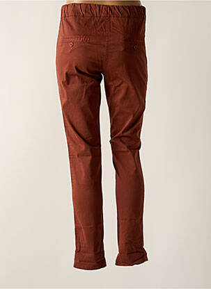 Pantalon 7/8 stretch taille normale marron PAKO LITTO femme