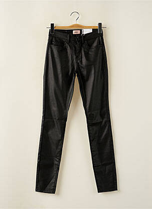 Pantalon slim taille haute taille haute noir ONLY femme